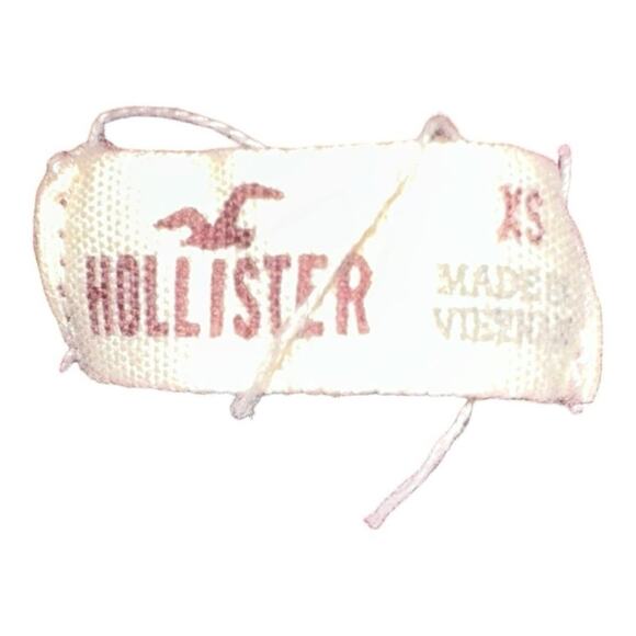 Hollister Red Velvet Soft Patterned Peasant Blouse - Women’s XS - Picture 6 of 14